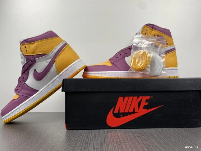 Rep MAX Jordan OG 1 Air Brotherhood High 555088-706 0818